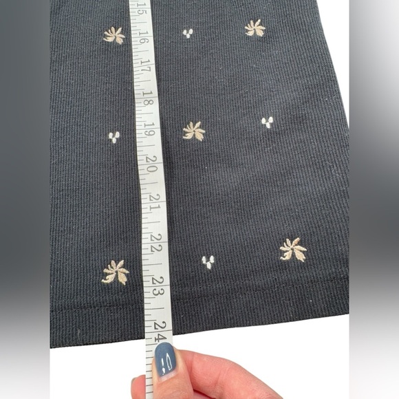 Vintage Teddi Women’s Cardigan with Built In Cami Embroidered Large Black 0074 - Picture 8 of 9